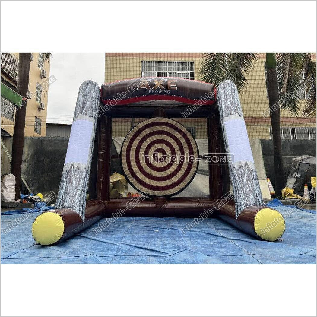 Single Inflatable Axe Throwing Sport Game Athletic Target Shoot Throw Toss Dart Backyard Fun - Inflatable-Zone