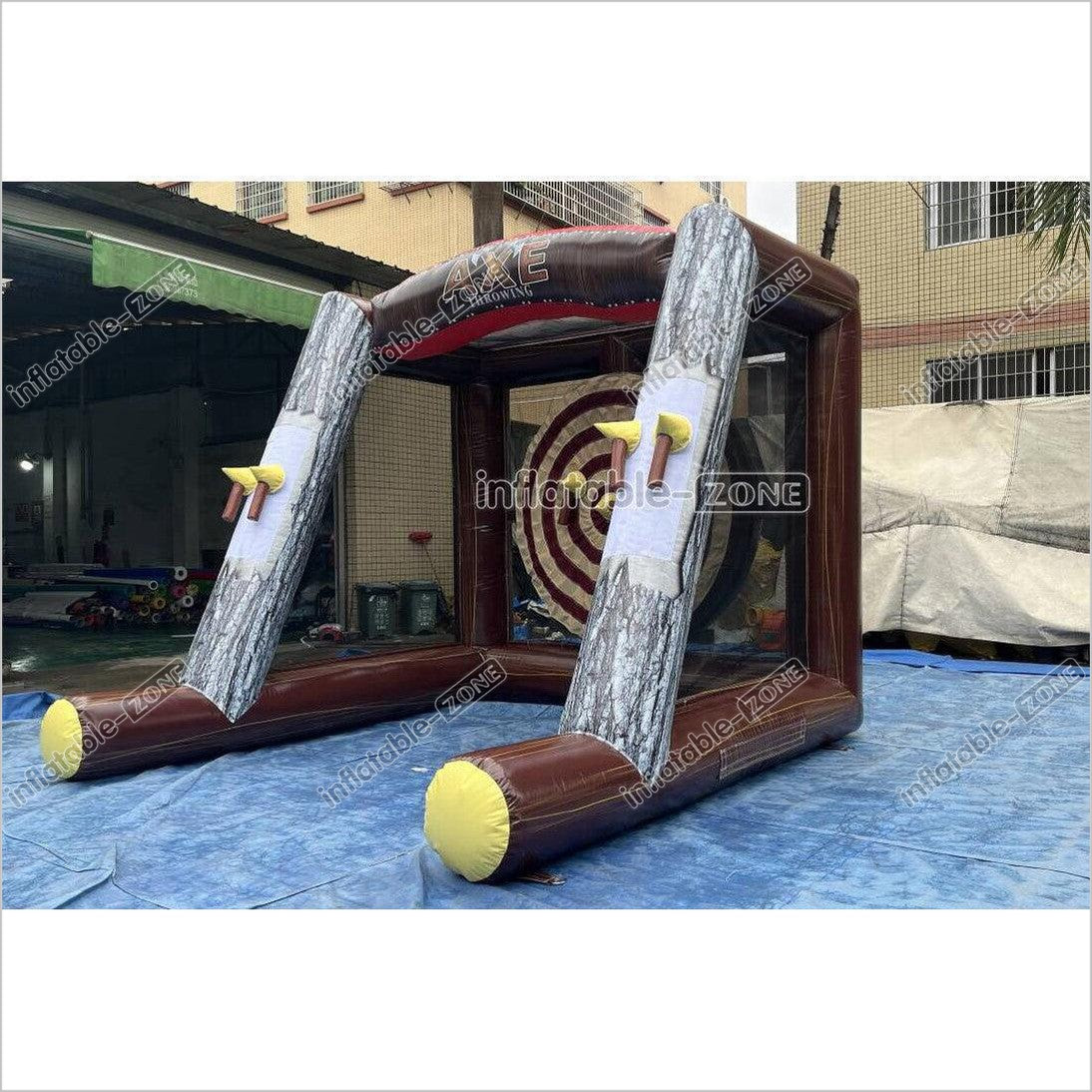 Single Inflatable Axe Throwing Sport Game Athletic Target Shoot Throw Toss Dart Backyard Fun - Inflatable-Zone