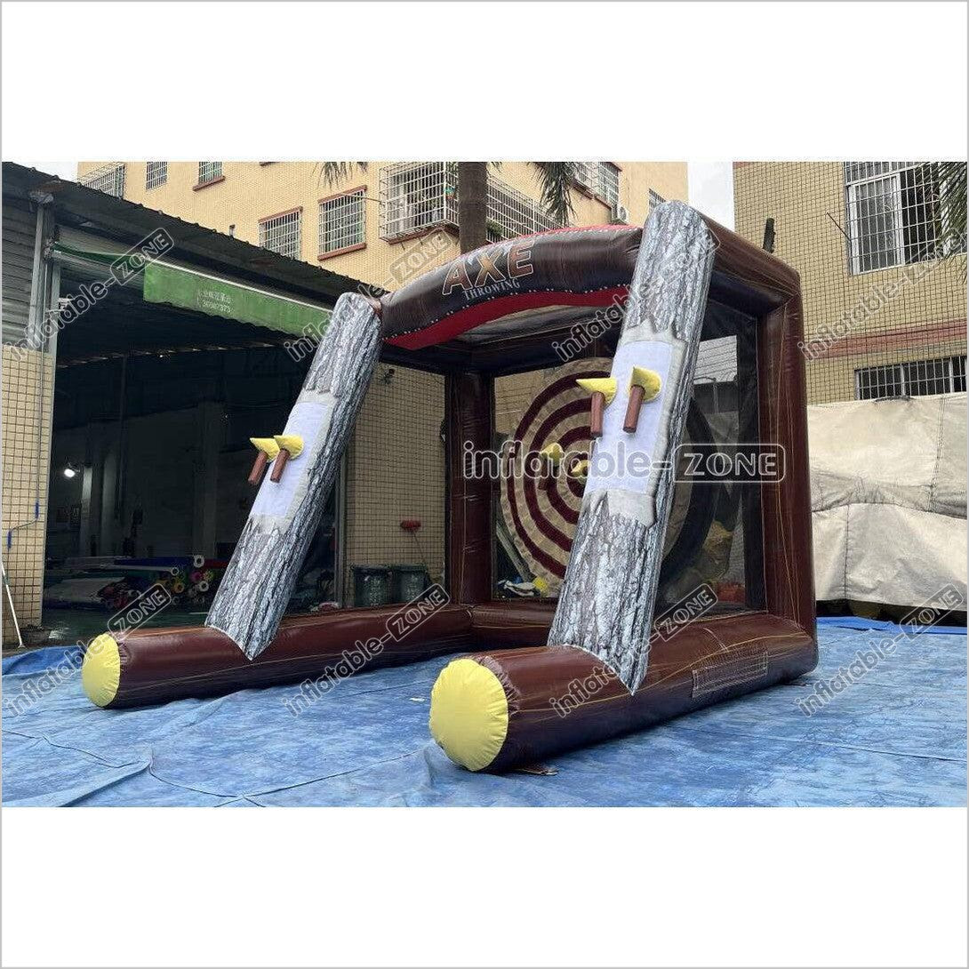Single Inflatable Axe Throwing Sport Game Athletic Target Shoot Throw Toss Dart Backyard Fun - Inflatable-Zone