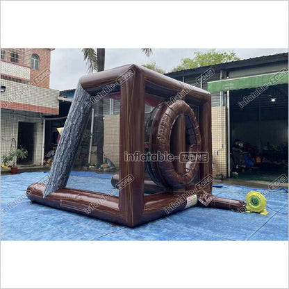 Single Inflatable Axe Throwing Sport Game Athletic Target Shoot Throw Toss Dart Backyard Fun - Inflatable-Zone