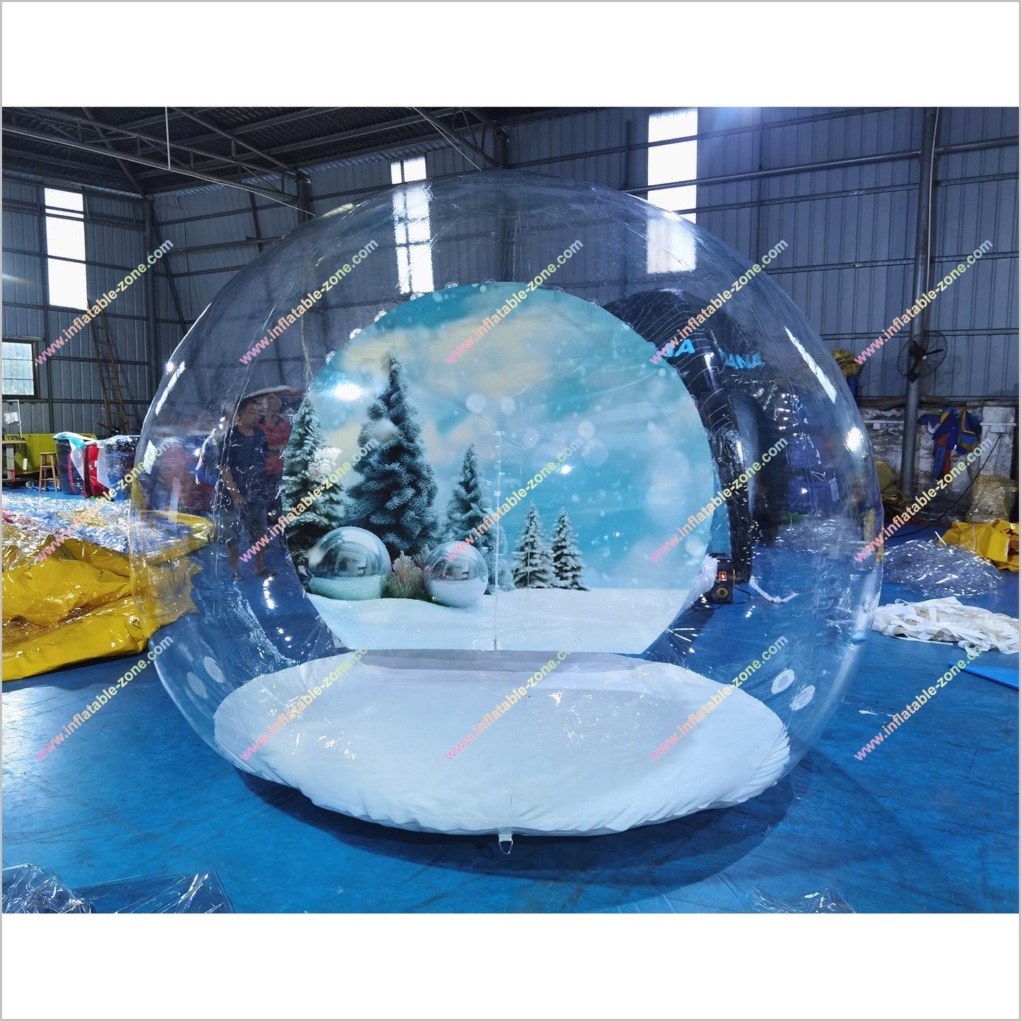 Snow Globe Inflatable Outdoor Blow Up Bubble House Yard Inflatable Snow Globe Party Photo Booth Rental - Inflatable-Zone