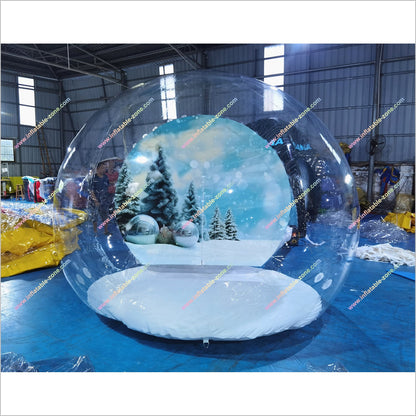Snow Globe Inflatable Outdoor Blow Up Bubble House Yard Inflatable Snow Globe Party Photo Booth Rental - Inflatable-Zone
