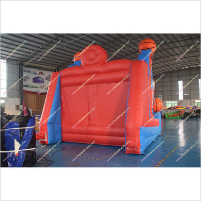 Sport Party Inflatable Basketball Target Shooting Game Fun And Fitness Inflatable Basketball Hoop Bounce Playhouse - Inflatable-Zone