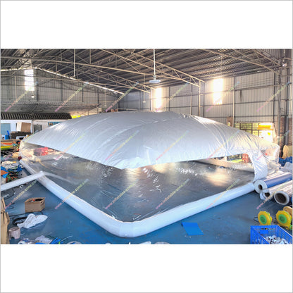 Portable Transparent Swimming Pool Inflatable Cover White Ceiling Tent Big Inflatable Bubble Dome Tents For Sale - Inflatable-Zone
