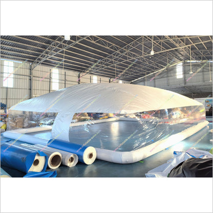 Portable Transparent Swimming Pool Inflatable Cover White Ceiling Tent Big Inflatable Bubble Dome Tents For Sale - Inflatable-Zone