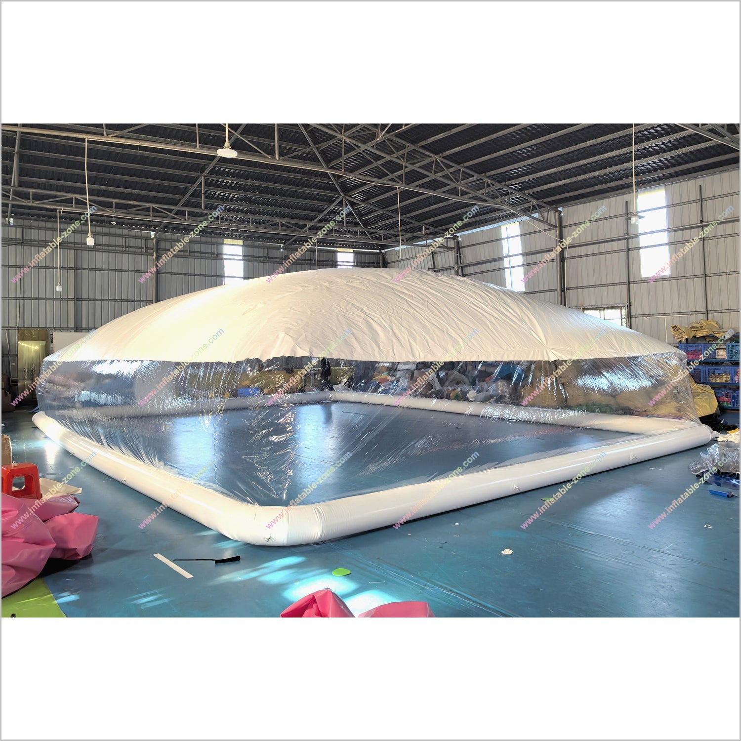Portable Transparent Swimming Pool Inflatable Cover White Ceiling Tent Big Inflatable Bubble Dome Tents For Sale - Inflatable-Zone