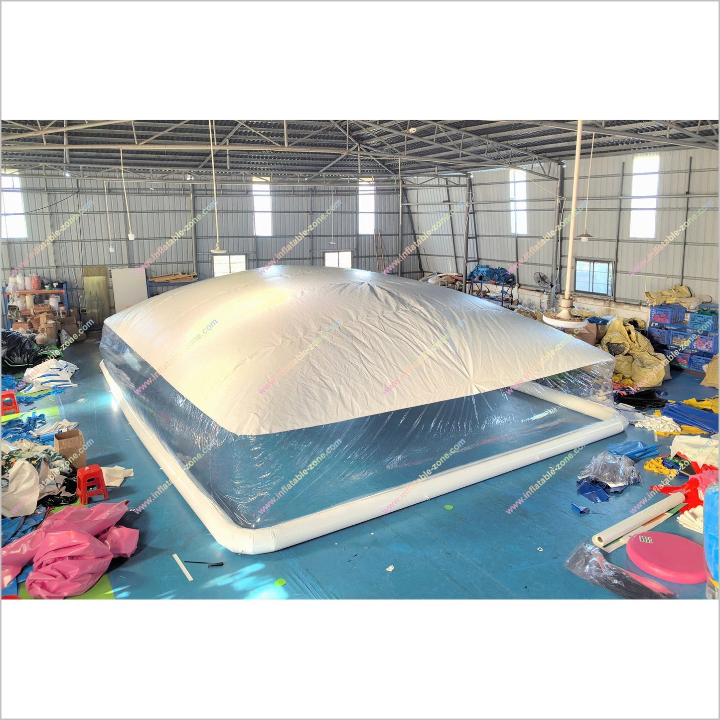 Portable Transparent Swimming Pool Inflatable Cover White Ceiling Tent Big Inflatable Bubble Dome Tents For Sale - Inflatable-Zone