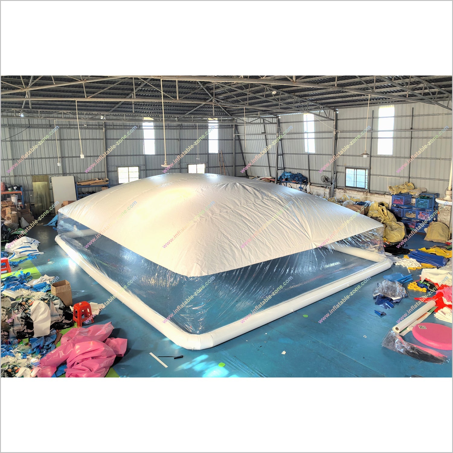 Portable Transparent Swimming Pool Inflatable Cover White Ceiling Tent Big Inflatable Bubble Dome Tents For Sale - Inflatable-Zone