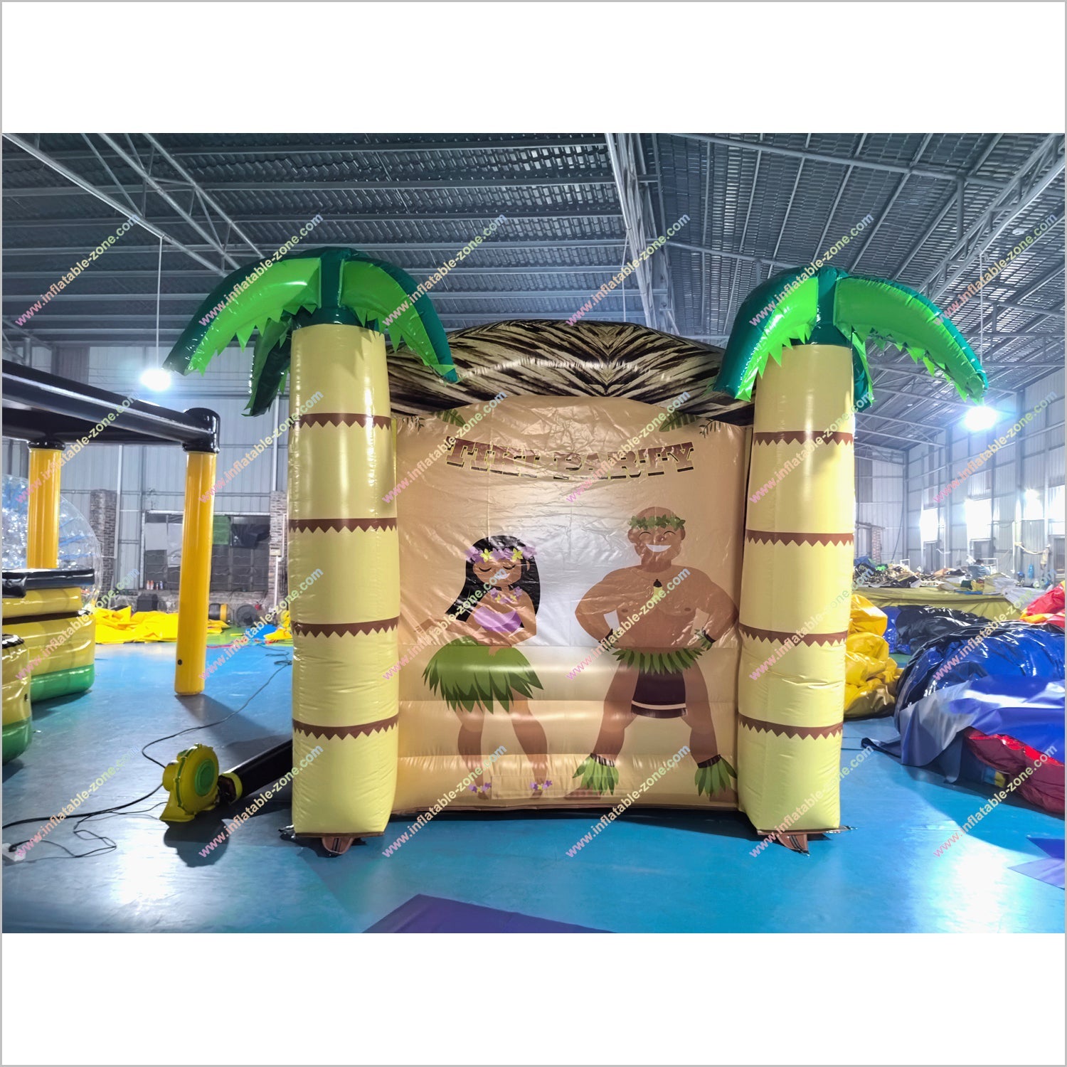 Fun Open Tiki Bar Inflatable Pub Tent Event Exhibition Advertising Inflatables Tiki Party Palm Trees For Sale - Inflatable-Zone