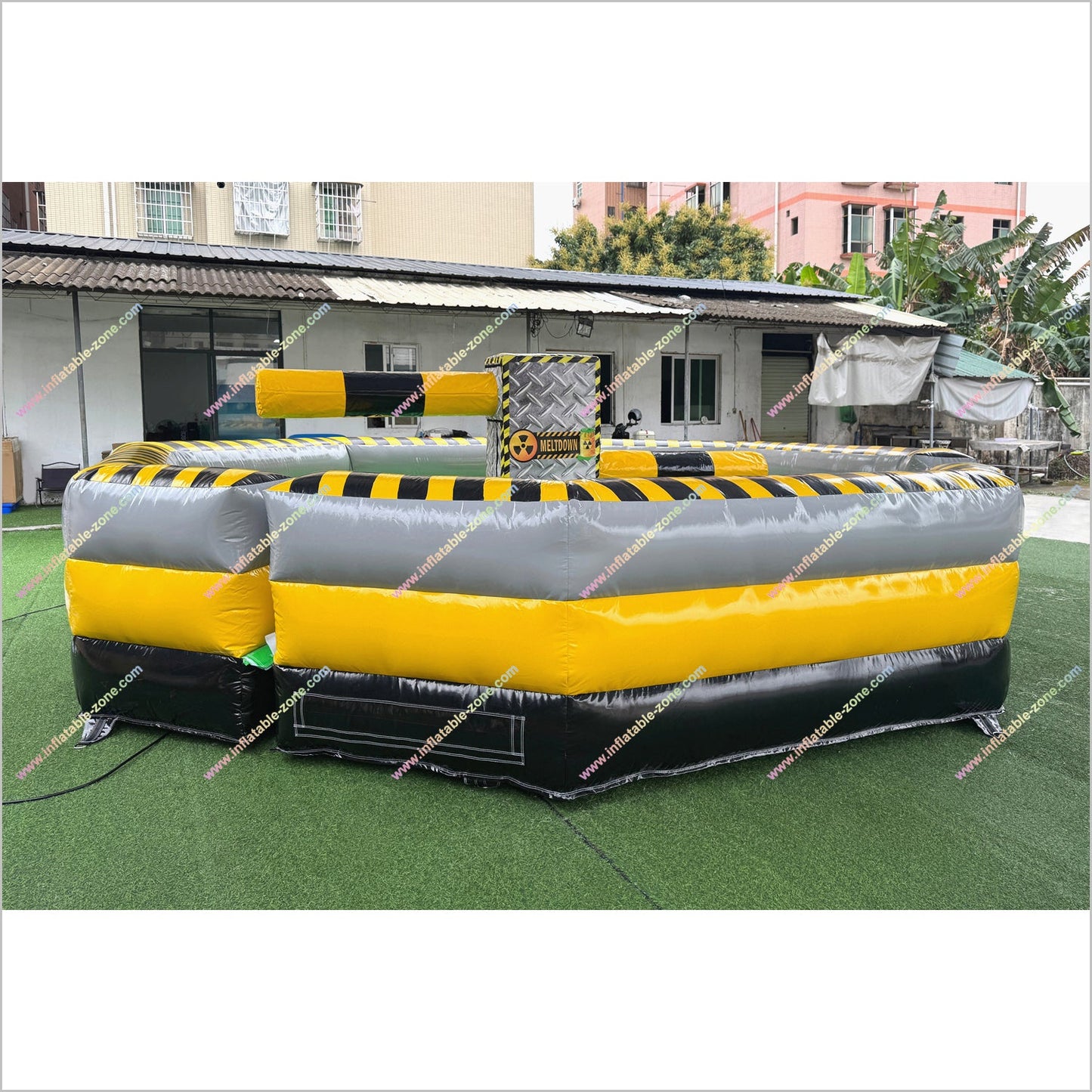 Toxic Meltdown Inflatable Rental Near Me Wipeout Sport Meltdown Game Inflatable Amusement Park Equipment For Sale