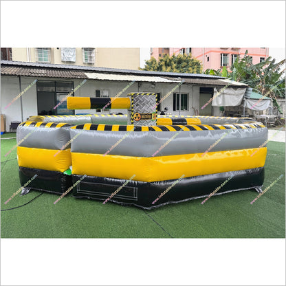 Toxic Meltdown Inflatable Rental Near Me Wipeout Sport Meltdown Game Inflatable Amusement Park Equipment For Sale