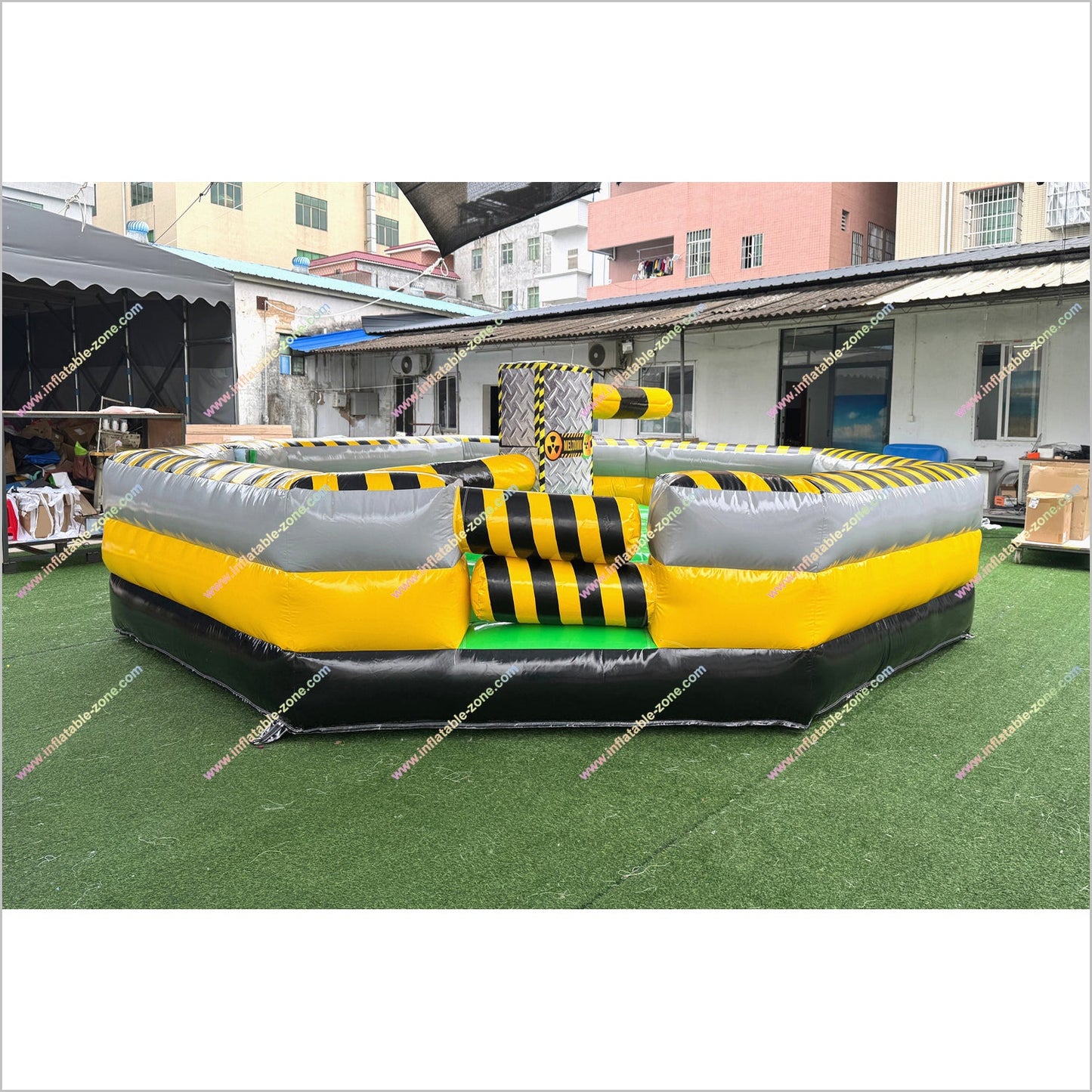 Toxic Meltdown Inflatable Rental Near Me Wipeout Sport Meltdown Game Inflatable Amusement Park Equipment For Sale
