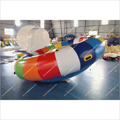 Water Game Online UFO Inflatable Disco Boat Water Rotating Gyroscope Inflatable Flying Towable Tubes For Boating - Inflatable-Zone
