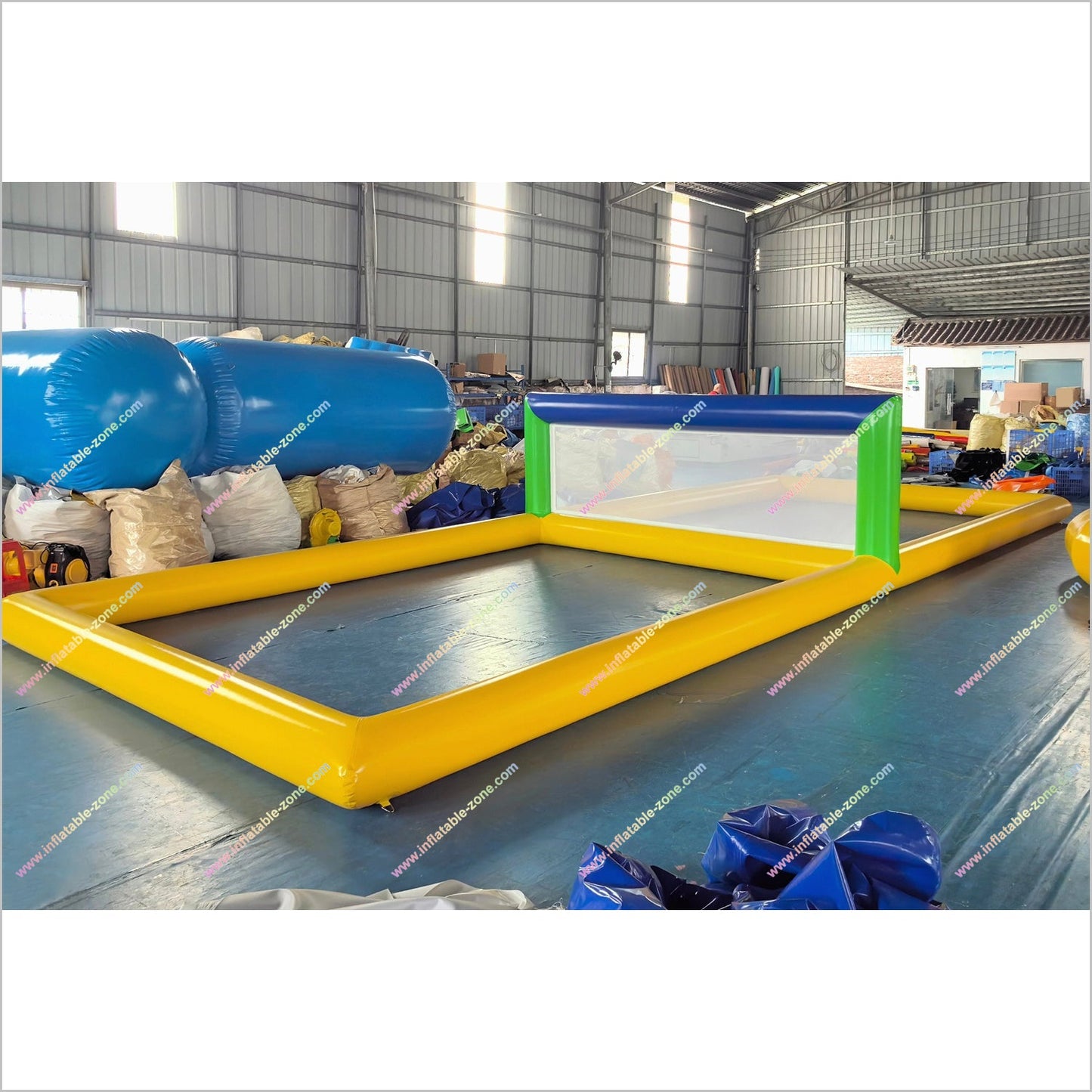 Inflatable Water Volleyball Court Fun Safety Volleyball Pool Inflatable Floating Sea Water Sports Toys