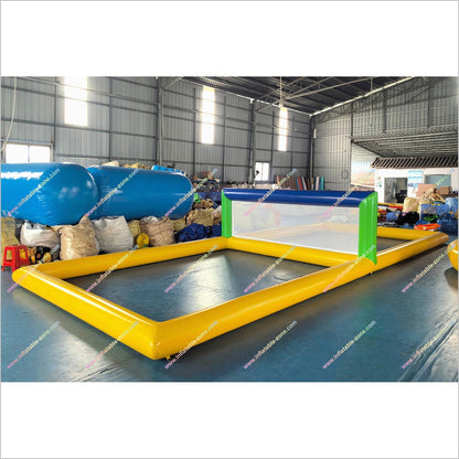 Inflatable Water Volleyball Court Fun Safety Volleyball Pool Inflatable Floating Sea Water Sports Toys