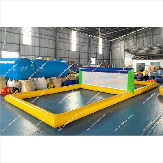 Inflatable Water Volleyball Court Fun Safety Volleyball Pool Inflatable Floating Sea Water Sports Toys