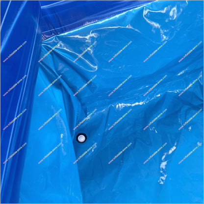 Twin Dolphin Water Slide Inflatables Near Me Ocean Wave Design Big Water Slide Blow Up Splash Pool For Sale