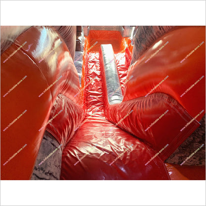 Buck Shot Water Slide Long Inflatable Castle Pool Indoor Party Bouncy Waterslide Near Me For Rent