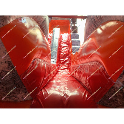 Buck Shot Water Slide Long Inflatable Castle Pool Indoor Party Bouncy Waterslide Near Me For Rent