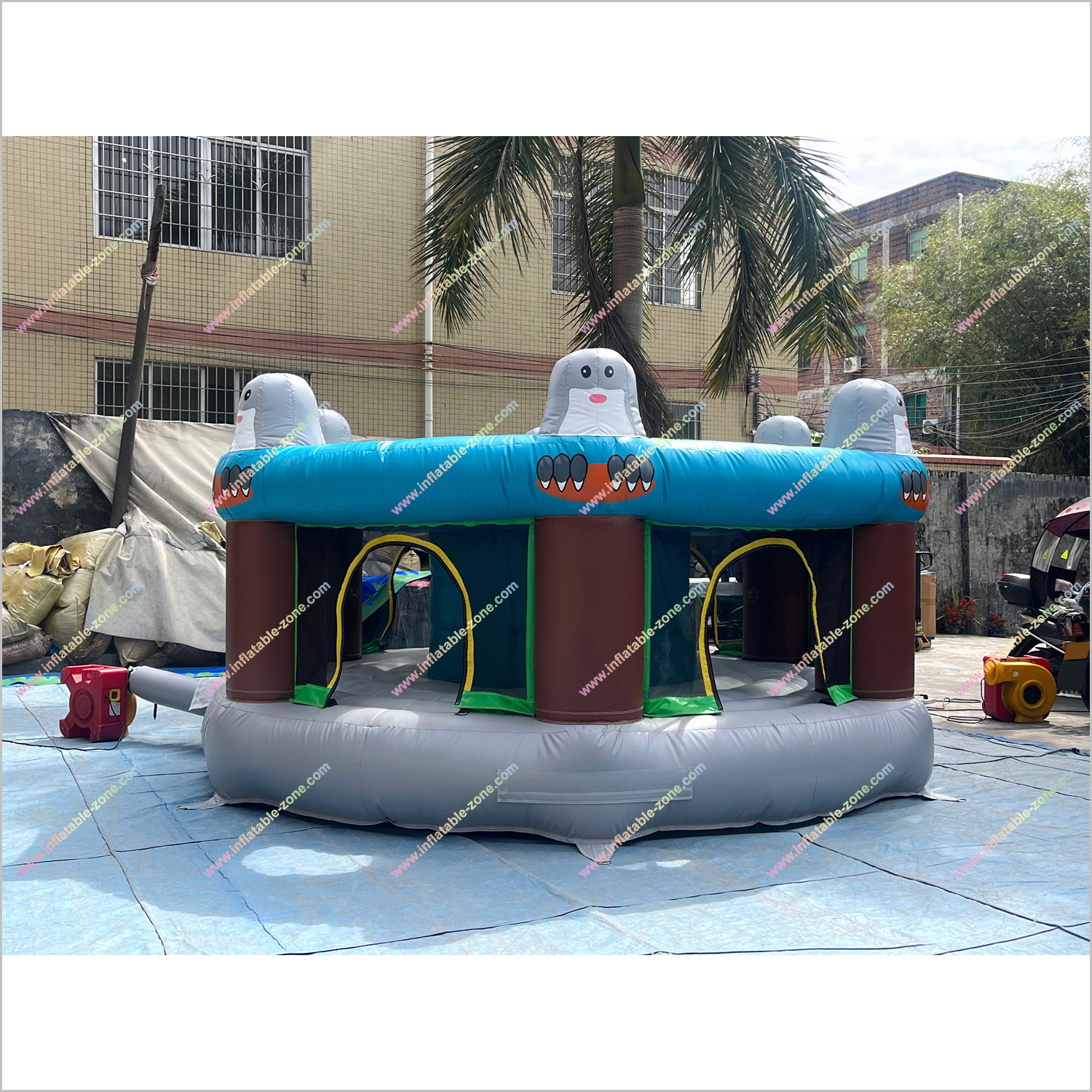 Childrens Play Equipment Whack A Mole Human Inflatable Interactive Mole Game Backyard Ideas For Party - Inflatable-Zone