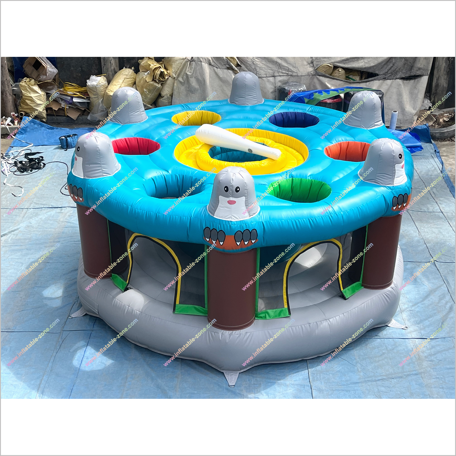 Childrens Play Equipment Whack A Mole Human Inflatable Interactive Mole Game Backyard Ideas For Party - Inflatable-Zone
