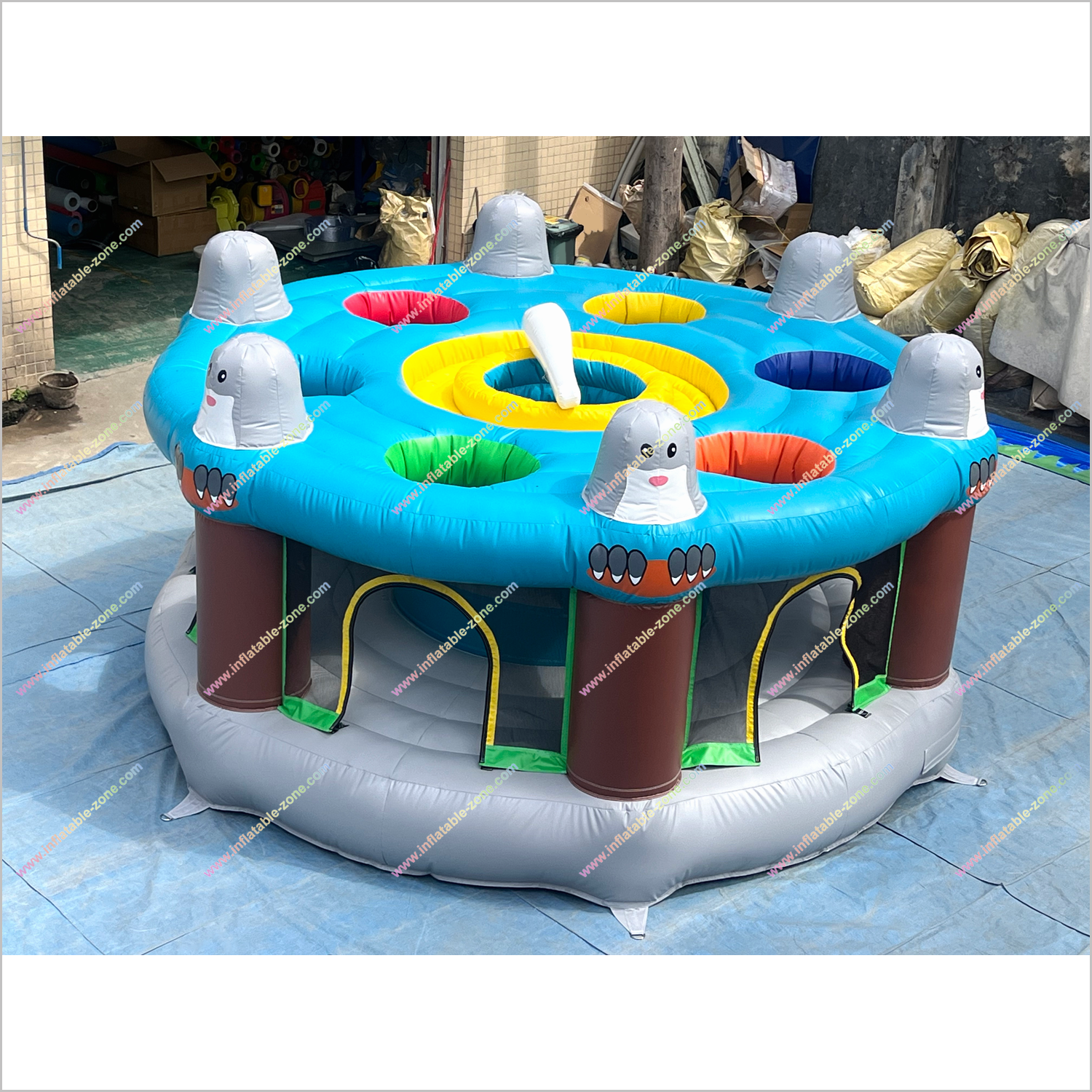 Childrens Play Equipment Whack A Mole Human Inflatable Interactive Mole Game Backyard Ideas For Party - Inflatable-Zone
