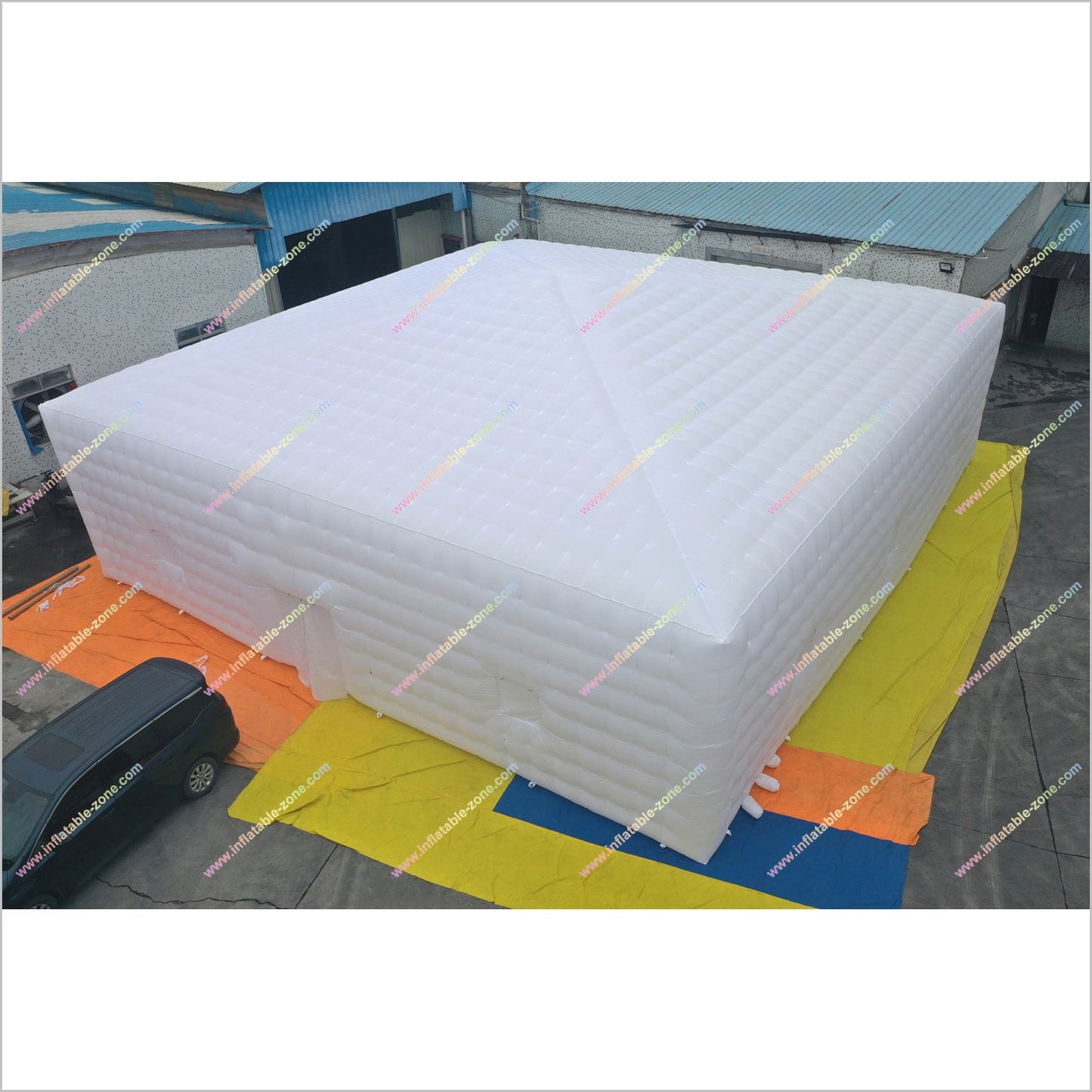 White Cube Inflatable Tent Event Portable Mobile Inflatable Commercial Tent Wedding Party House Rentals - Inflatable-Zone