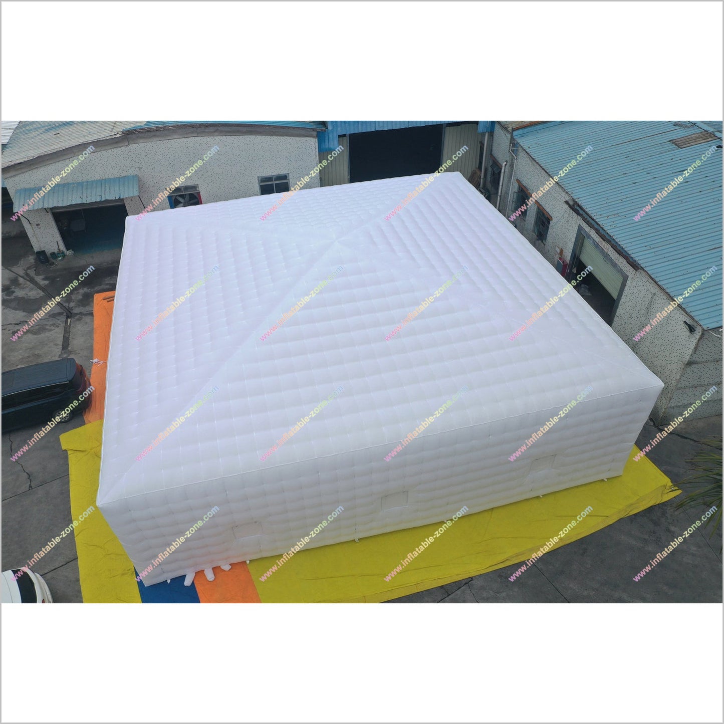 White Cube Inflatable Tent Event Portable Mobile Inflatable Commercial Tent Wedding Party House Rentals - Inflatable-Zone
