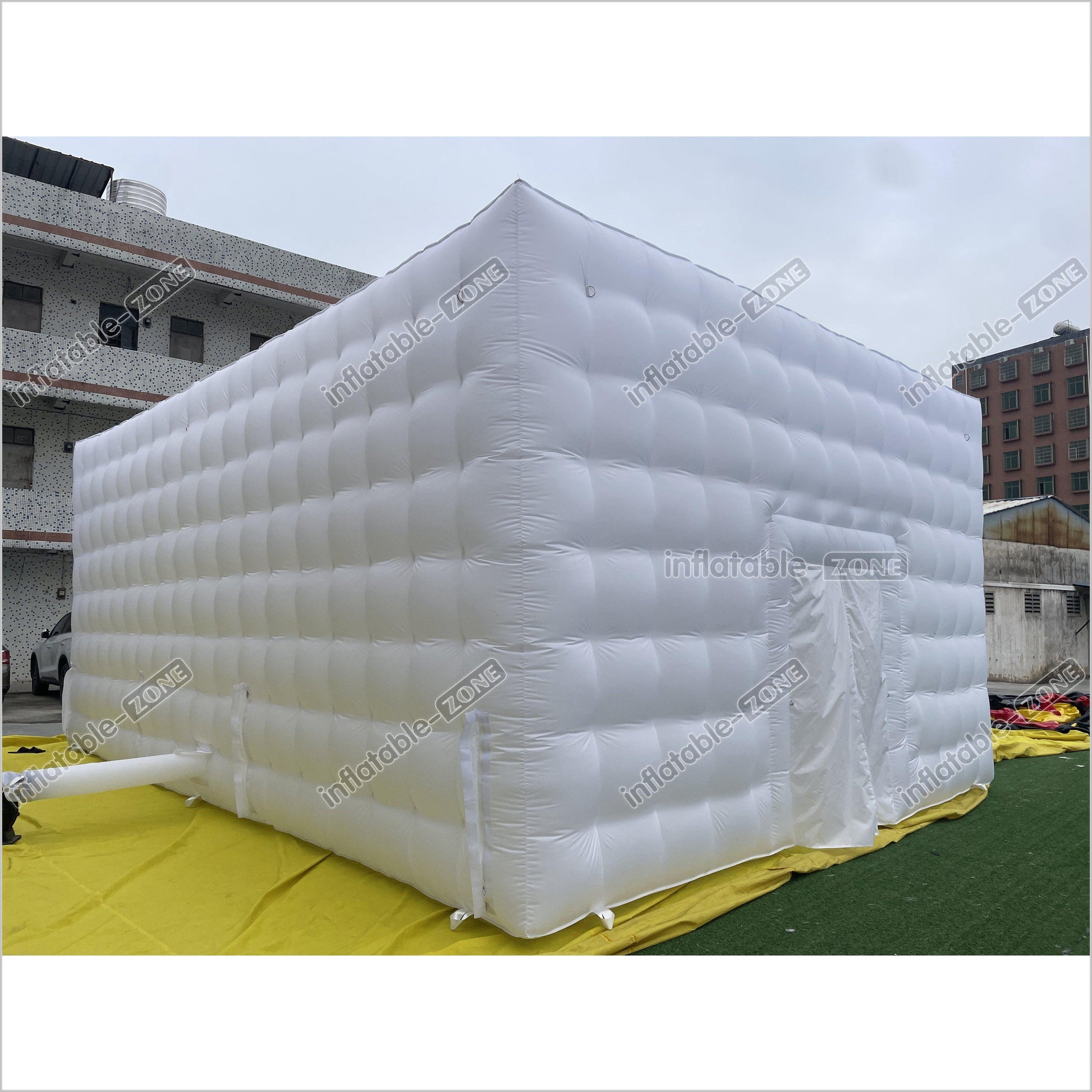 White Inflatable Party Tent Blow Up Club Go Outdoors Wedding Tent Inflatable Club With Door - Inflatable-Zone