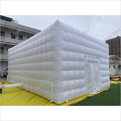 White Inflatable Party Tent Blow Up Club Go Outdoors Wedding Tent Inflatable Club With Door - Inflatable-Zone