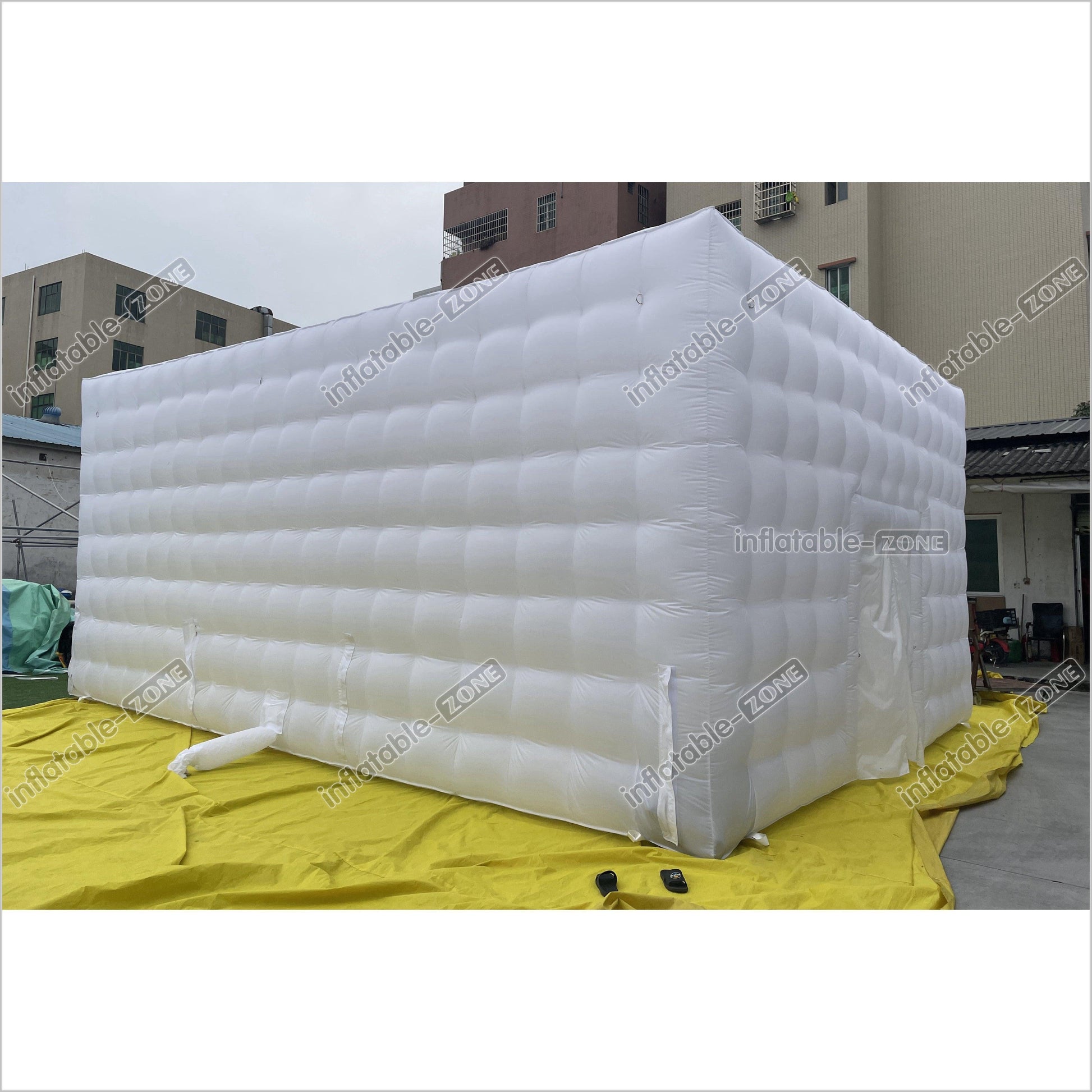 White Inflatable Party Tent Blow Up Club Go Outdoors Wedding Tent Inflatable Club With Door - Inflatable-Zone