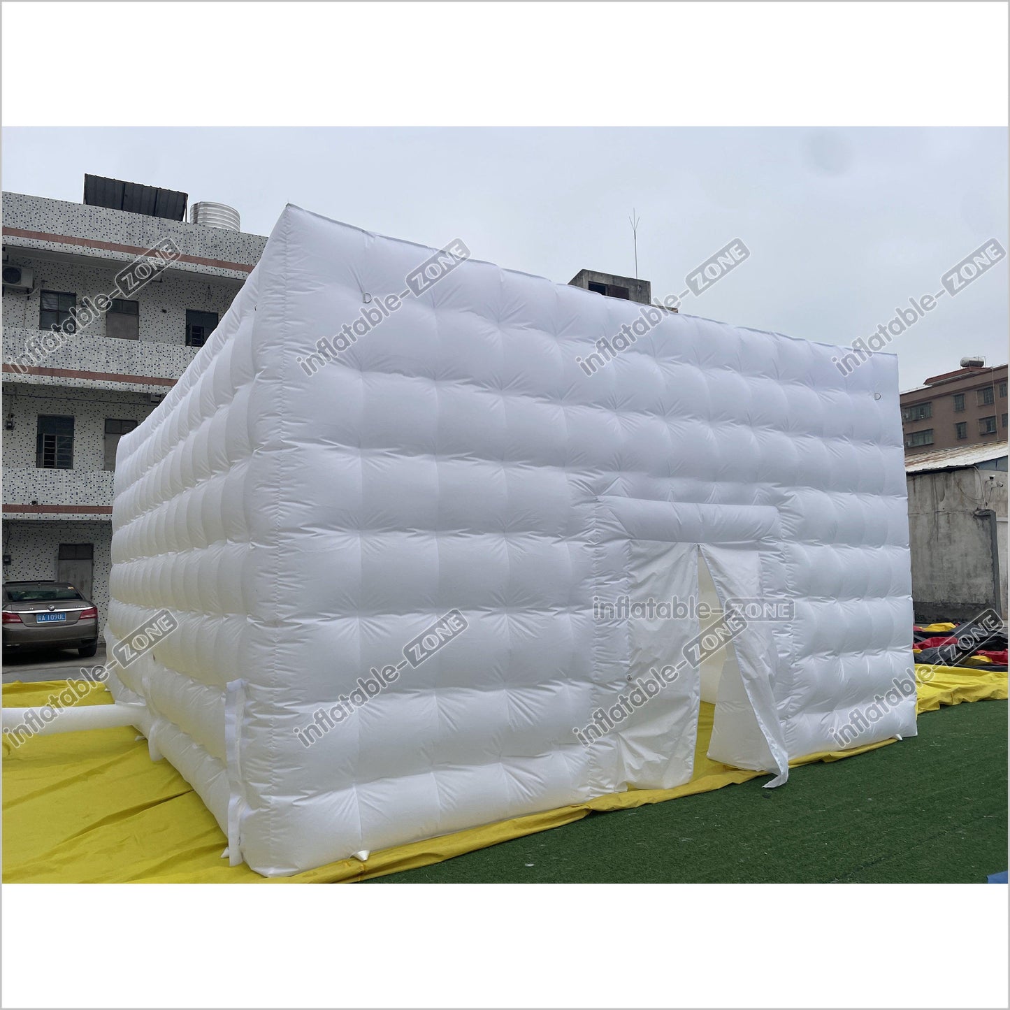 White Inflatable Party Tent Blow Up Club Go Outdoors Wedding Tent Inflatable Club With Door - Inflatable-Zone
