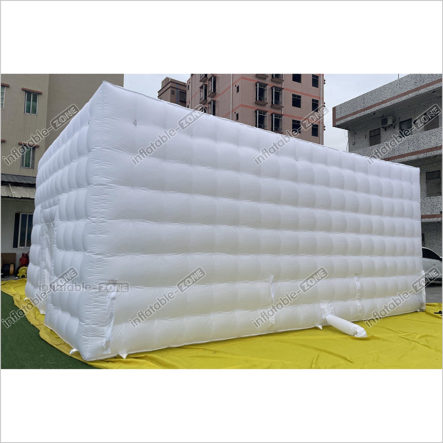 White Inflatable Party Tent Blow Up Club Go Outdoors Wedding Tent Inflatable Club With Door - Inflatable-Zone