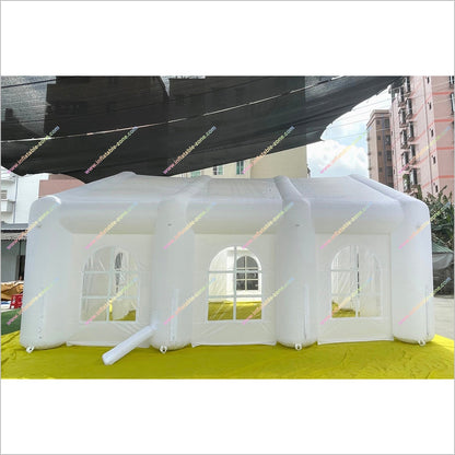 White Nightclub Inflatable Play Tent Outdoor Wedding Spots Near Me Inflatable Club House Tent For Rent Party