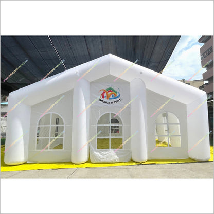 White Nightclub Inflatable Play Tent Outdoor Wedding Spots Near Me Inflatable Club House Tent For Rent Party