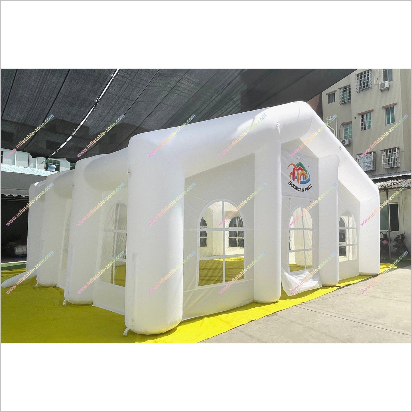 White Nightclub Inflatable Play Tent Outdoor Wedding Spots Near Me Inflatable Club House Tent For Rent Party