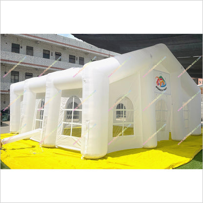 White Nightclub Inflatable Play Tent Outdoor Wedding Spots Near Me Inflatable Club House Tent For Rent Party