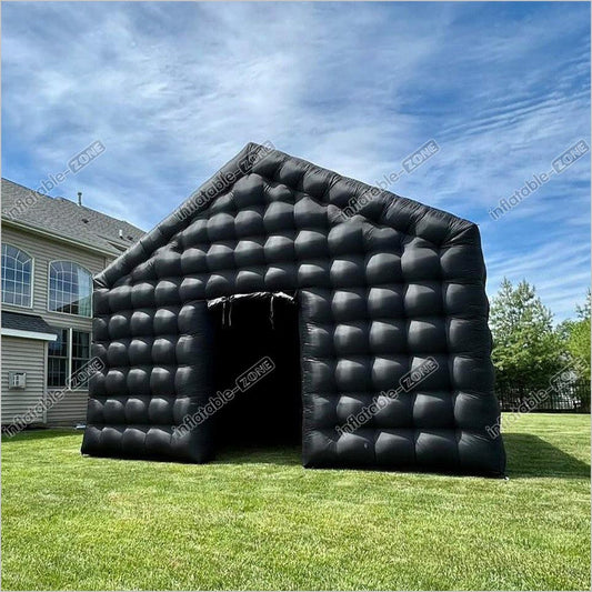 Large Black Inflatable Nightcube Rental Inflatable Disco Tent Big Mobile Portable Inflatable Night Club Party - Inflatable-Zone
