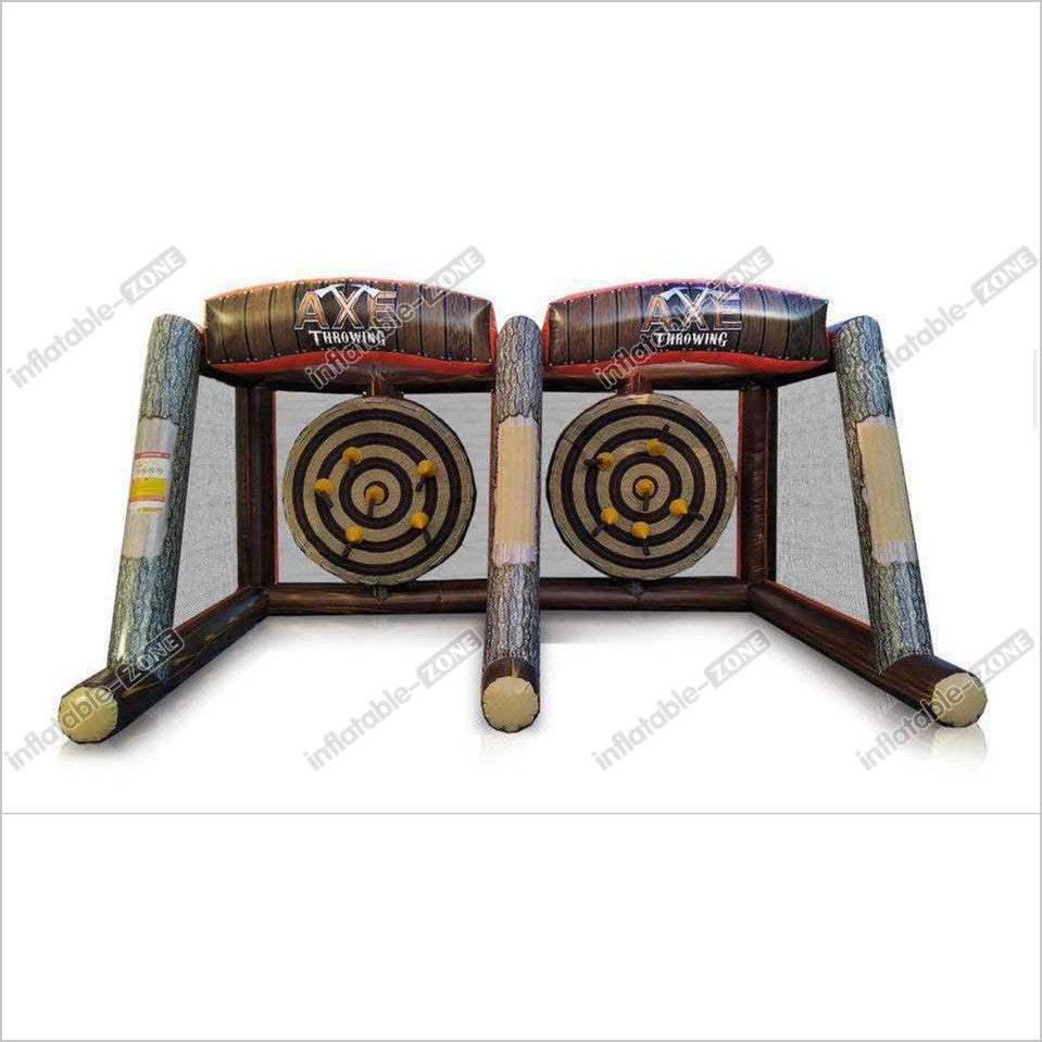 Challenge Sport Game Inflatable Double Axe Throwing Game - Inflatable-Zone