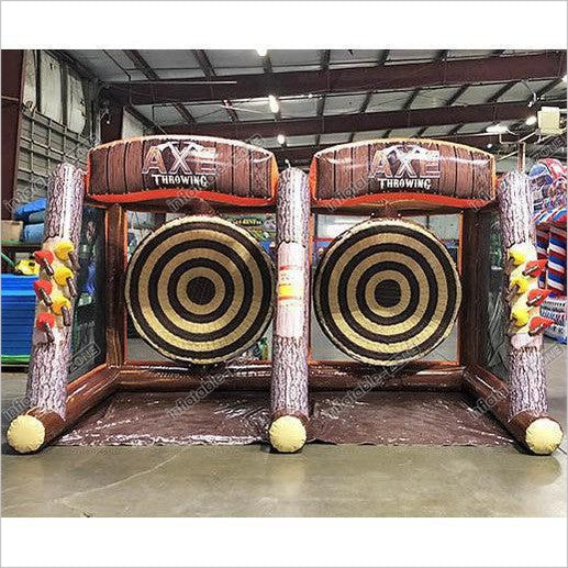 Challenge Sport Game Inflatable Double Axe Throwing Game - Inflatable-Zone