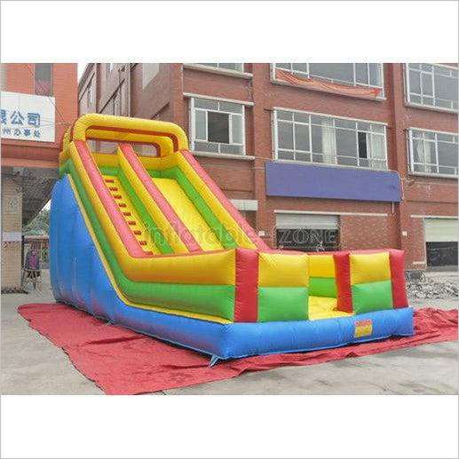 Inflatable Minons Slide,Orange Inflatable Slide,Curved Inflatable Slide - Inflatable-Zone