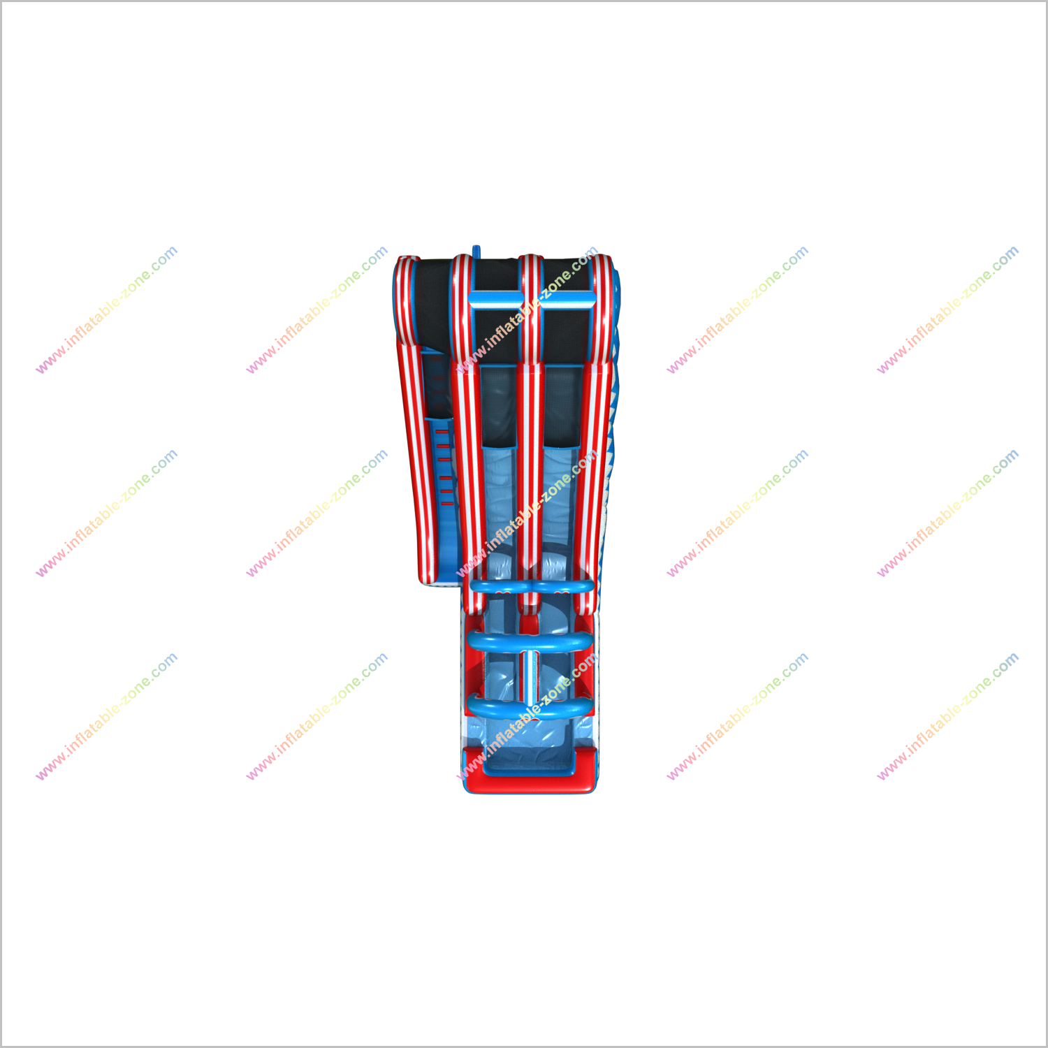 20 Foot New Inflatable Water Slide Jumper Arch Blow Up Double Water Slide With Pool - Inflatable-Zone