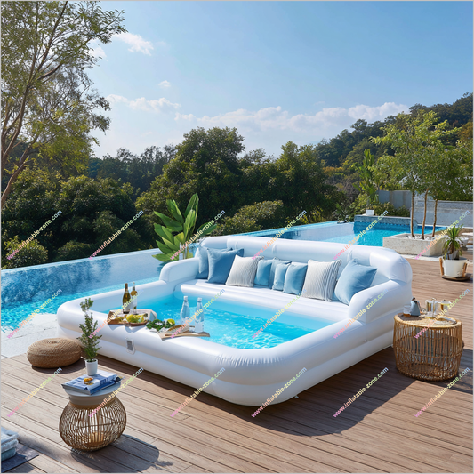 Inflatable Bed Pool Best Party Games Inflatable Sofa Pools Water Floating Swimming Pool Inflatable Bed