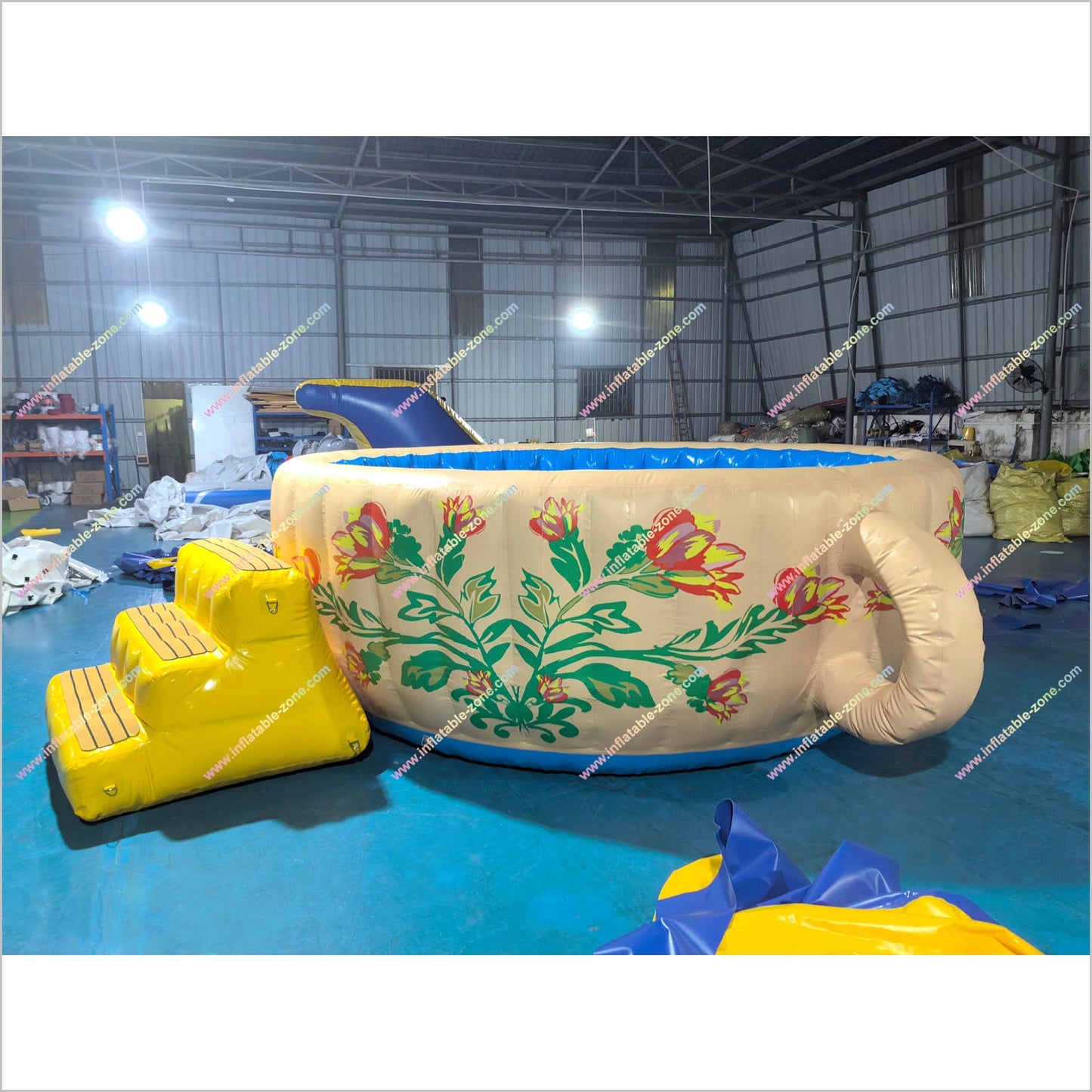 Whimsical Inflatable Teacup Pool Water Activities Near Me Tea Cup Pool Inflatable Best Indoor Play Area