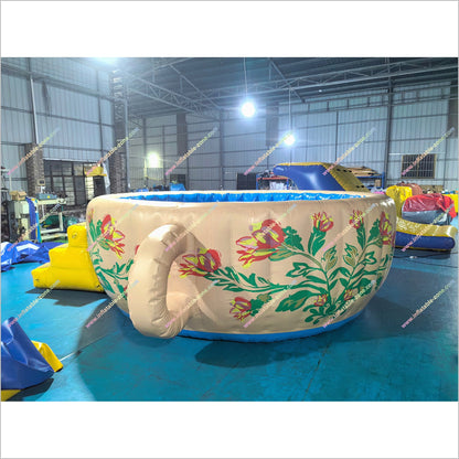 Whimsical Inflatable Teacup Pool Water Activities Near Me Tea Cup Pool Inflatable Best Indoor Play Area