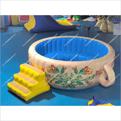 Whimsical Inflatable Teacup Pool Water Activities Near Me Tea Cup Pool Inflatable Best Indoor Play Area