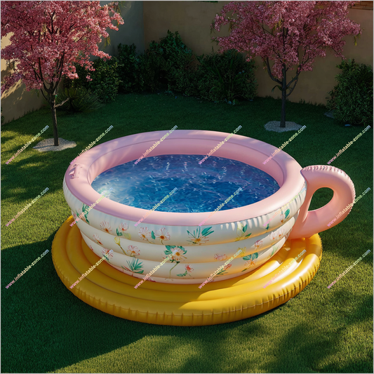 Teacup Inflatable Pool Water Sports Near Me Inflatable Teacup Pool Price Backyard Decoration For Party