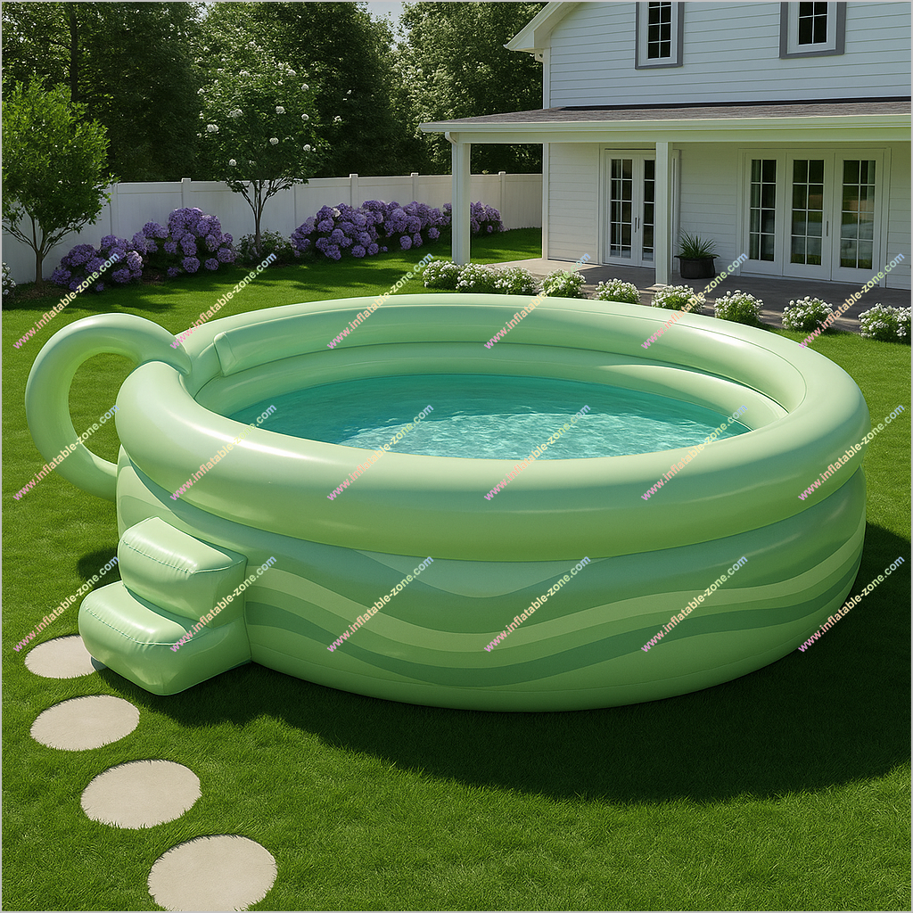 Backyard Decorations Inflatable Teacup Pools Garden Party Activities Teacup Swimming Pools Amusement Centers