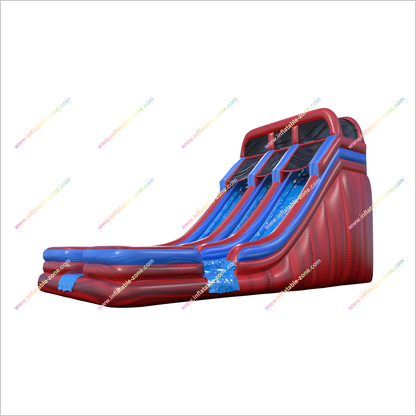 Inflatable Large Water Slide Playground Equipment Near Me Splash Water Park Dual Lane Water Slide Rental - Inflatable-Zone