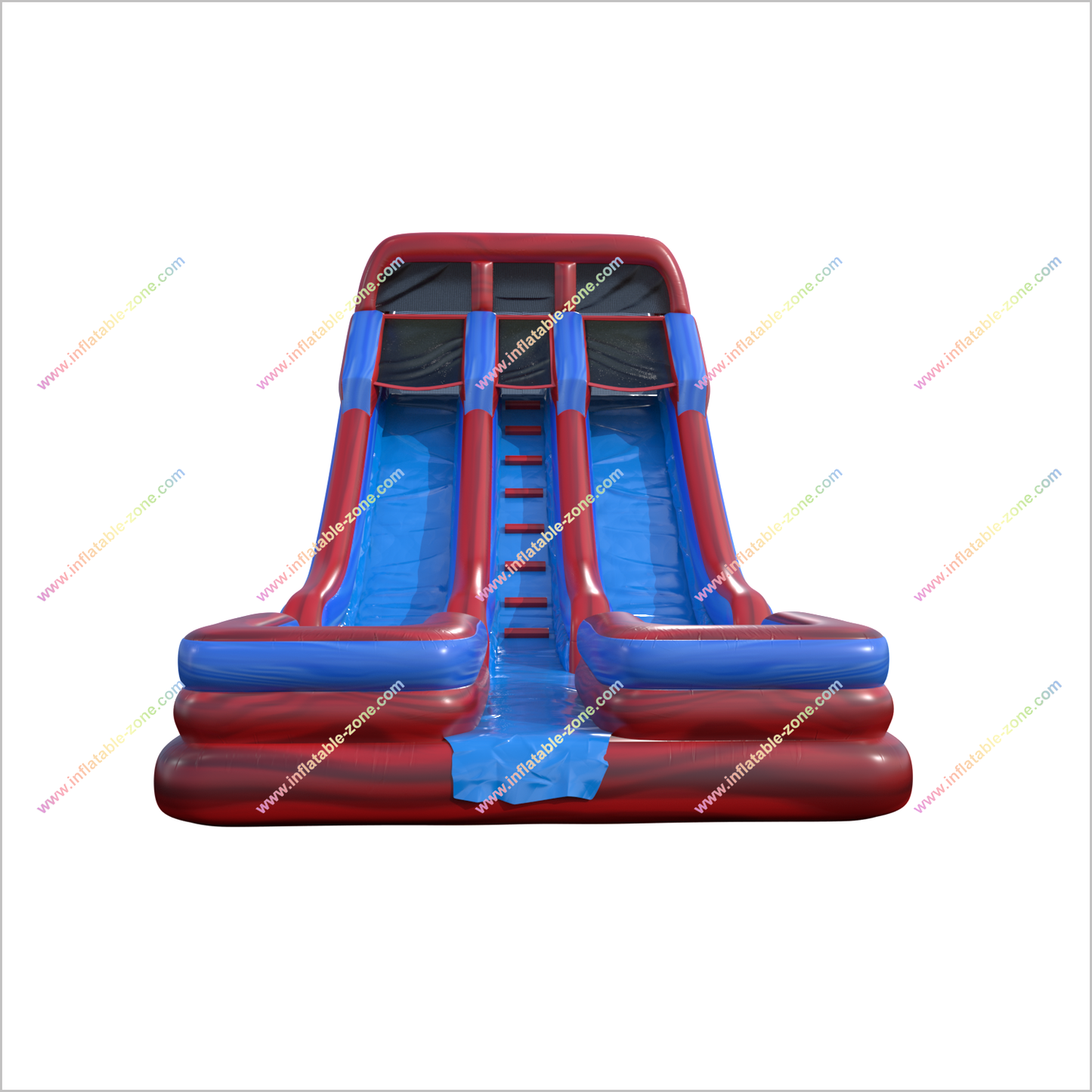 Inflatable Large Water Slide Playground Equipment Near Me Splash Water Park Dual Lane Water Slide Rental - Inflatable-Zone